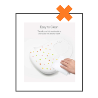 Siliconen slabber stippen